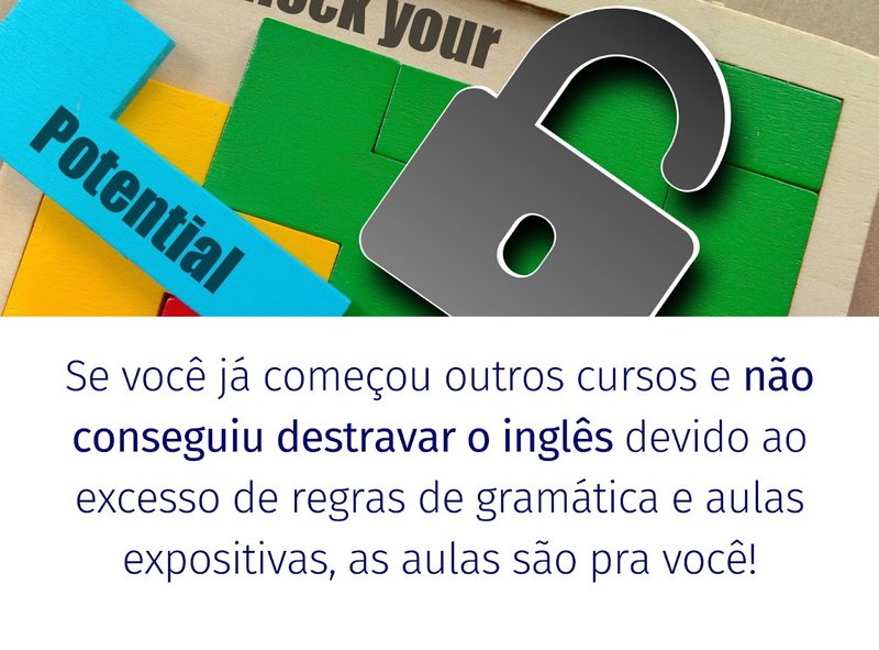 Cadeado aberto representando potencial destravado